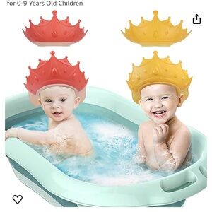 2PCS Shower Cap for Kids and baby’s Washing Shield Toddler Visor Hat